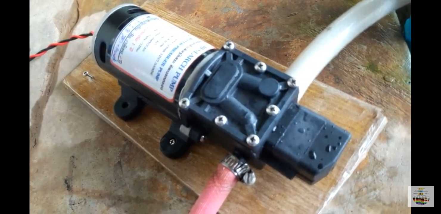 #PUMP12B-00410S# ปั้มน้ำ 12บาร์ 12VDC 100W มีสวิทซ์ ตัดไฟ ปั้มน้ำ ปั้มแรงดัน