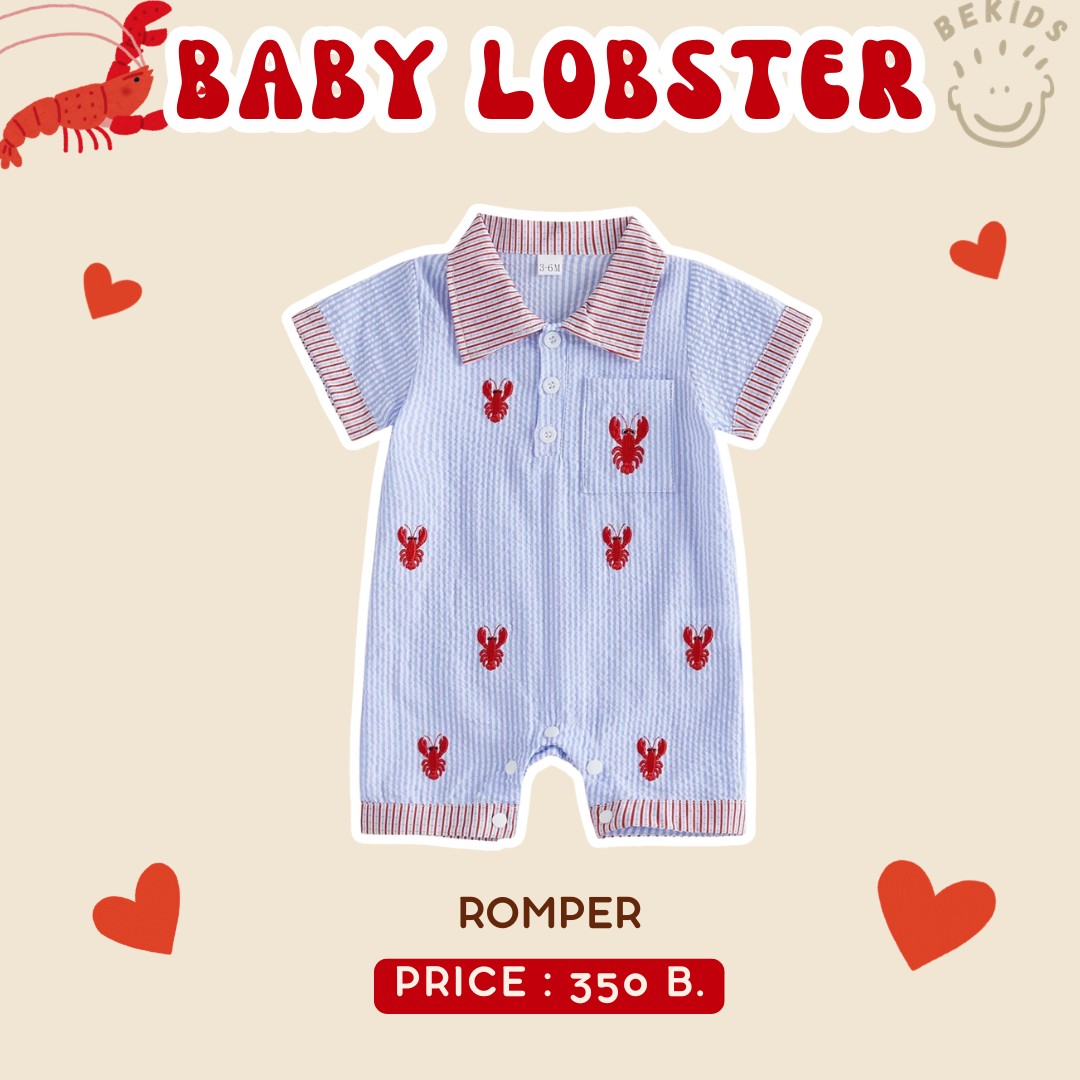 Romper Lobster (Blue)