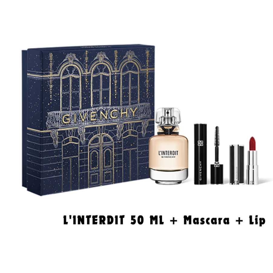 SET GIVENCHY L'INTERDIT EAU DE PARFUM - CHRISTMAS GIFT SET ป้ายคิงพาวเวอร์