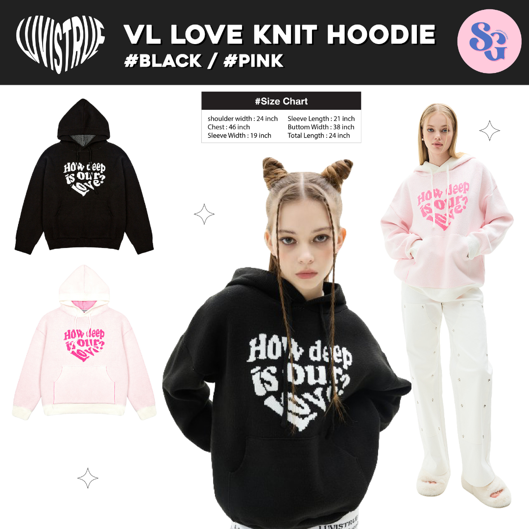 LUVISTRUE - VL LOVE KNIT HOODIE