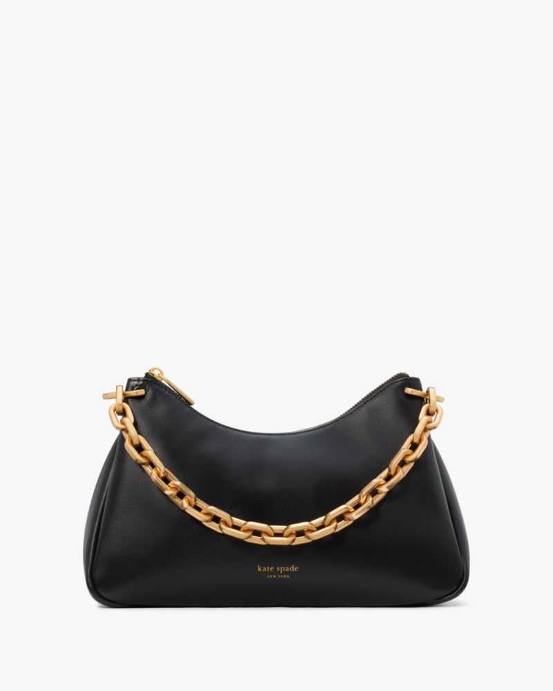 กระเป๋าสะพายไหล่รุ่น Grace Chain Shoulder Bag KI421 001 Black