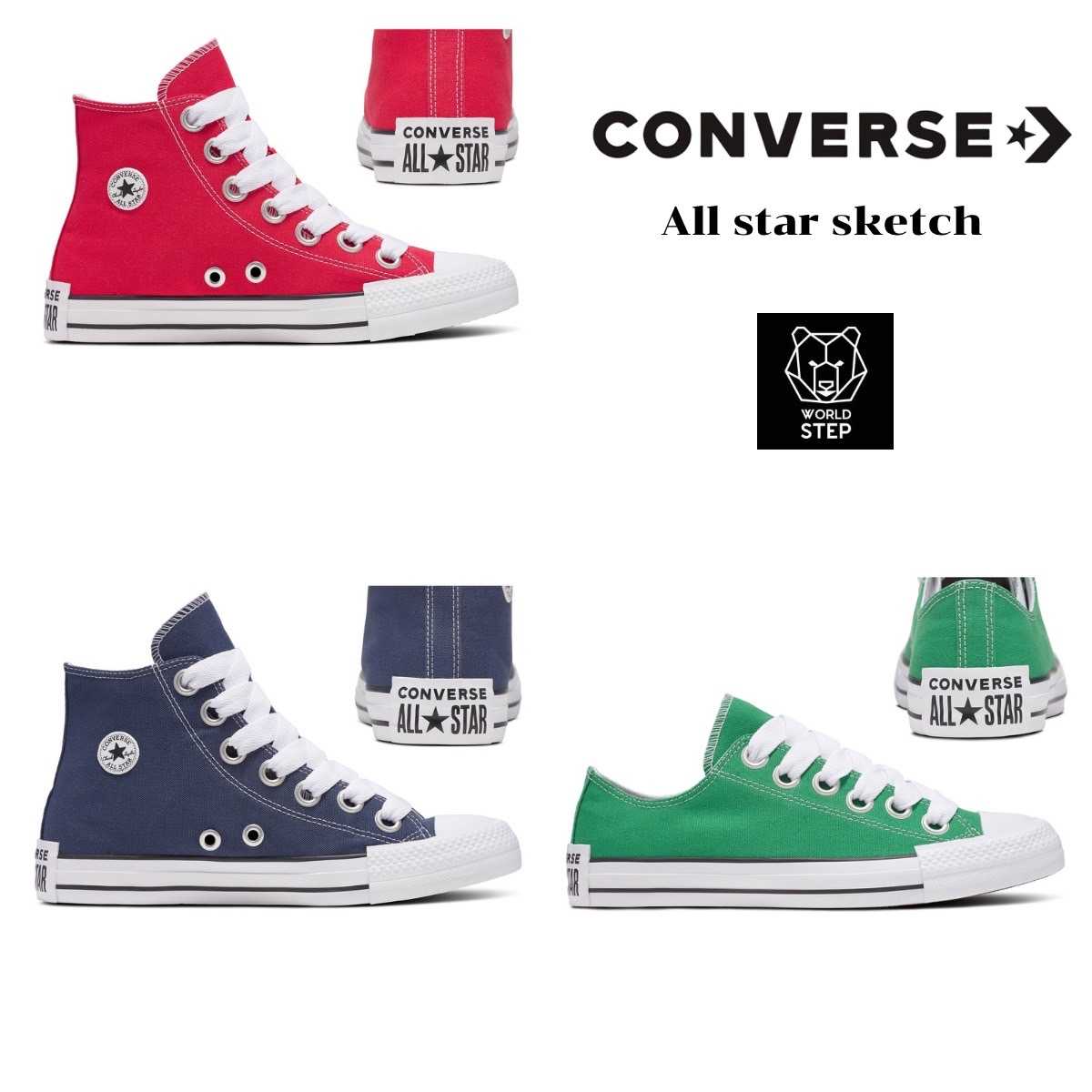 CONVERSE รุ่น CTAS Sketch สินค้าลิขสิทธิ์แท้ ส่งจากตัวแทนจำหน่าย