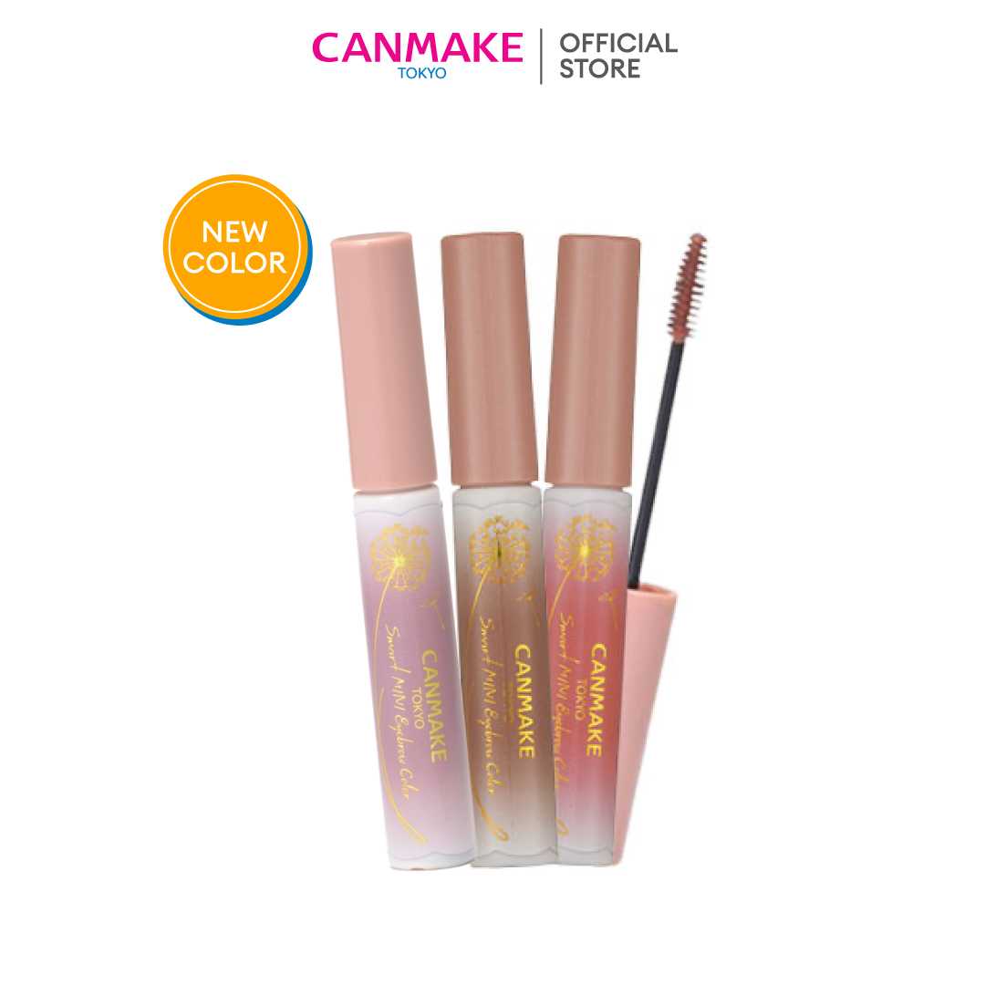 Canmake Smart MINI Eyebrow Color ( 4.9 g) New! มาสคาร่าคิ้ว เปลี่ยนสีคิ้วละมุน ดูเด็กลง