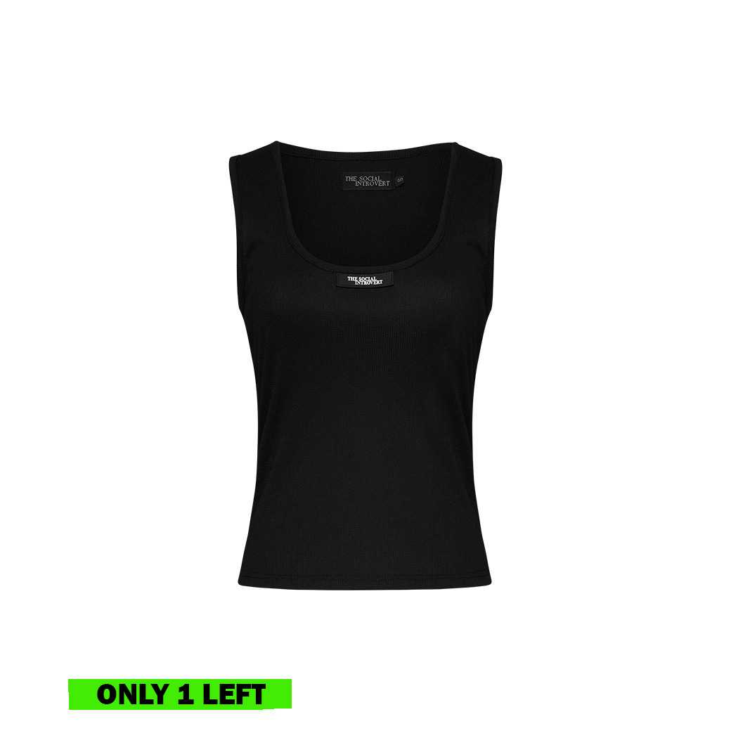 (DROP 2) ELIANA TANK TOP - BLACK