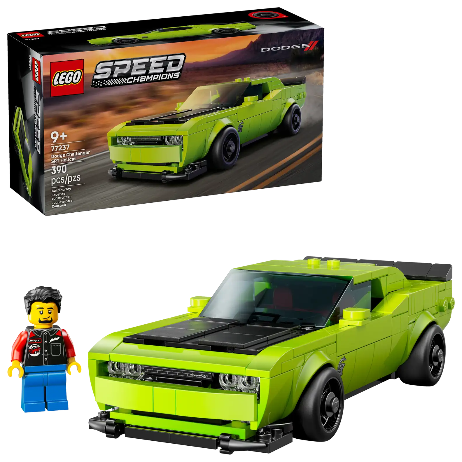 LEGO  77237-DODGECHALLENGER SRT HELLCAT SPORT (สินค้าซื้อแล้วไม่รับเปลี่ยนคืน)