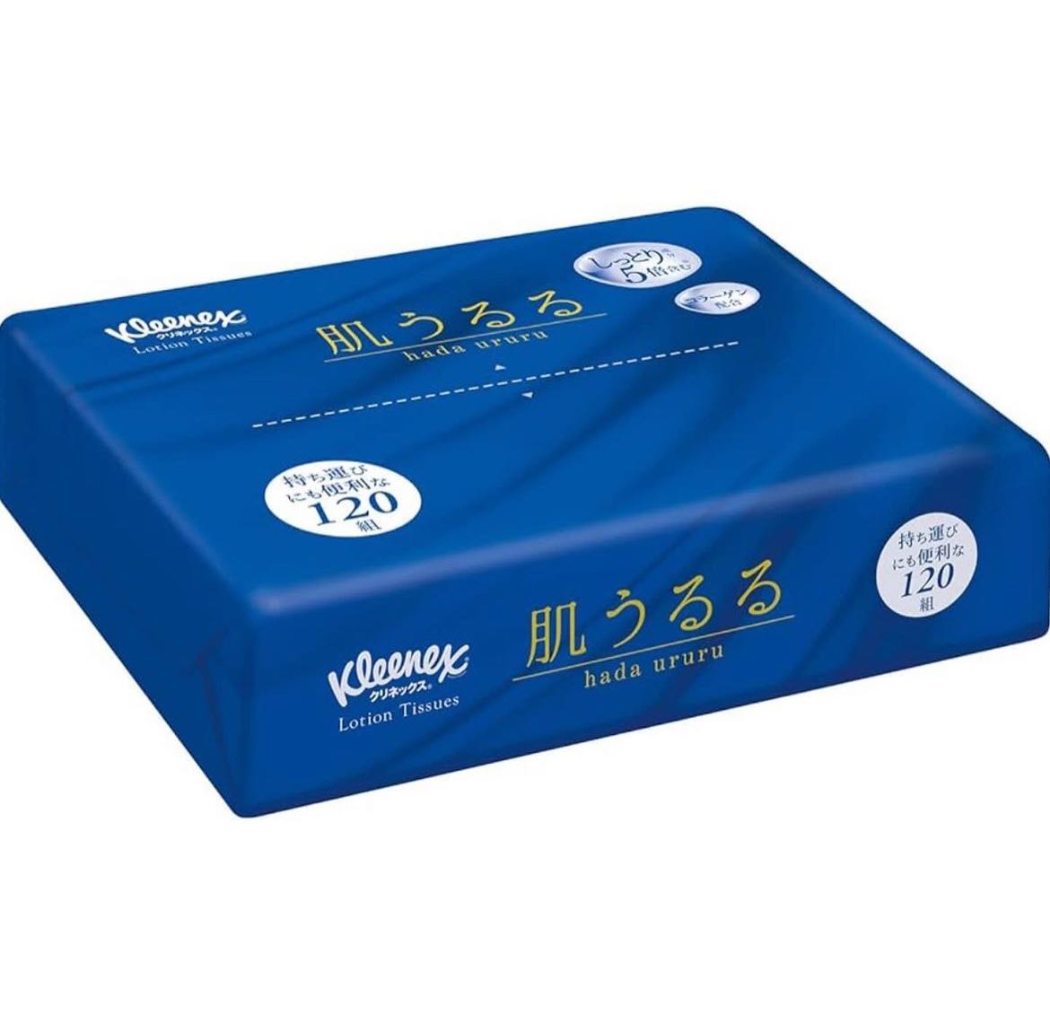  Kleenex Lotion Tissue, Skin Moisturizing, Soft Pack, 240 Sheets (120 Pairs)  กระดาษทิชชูผสมโลชั่น