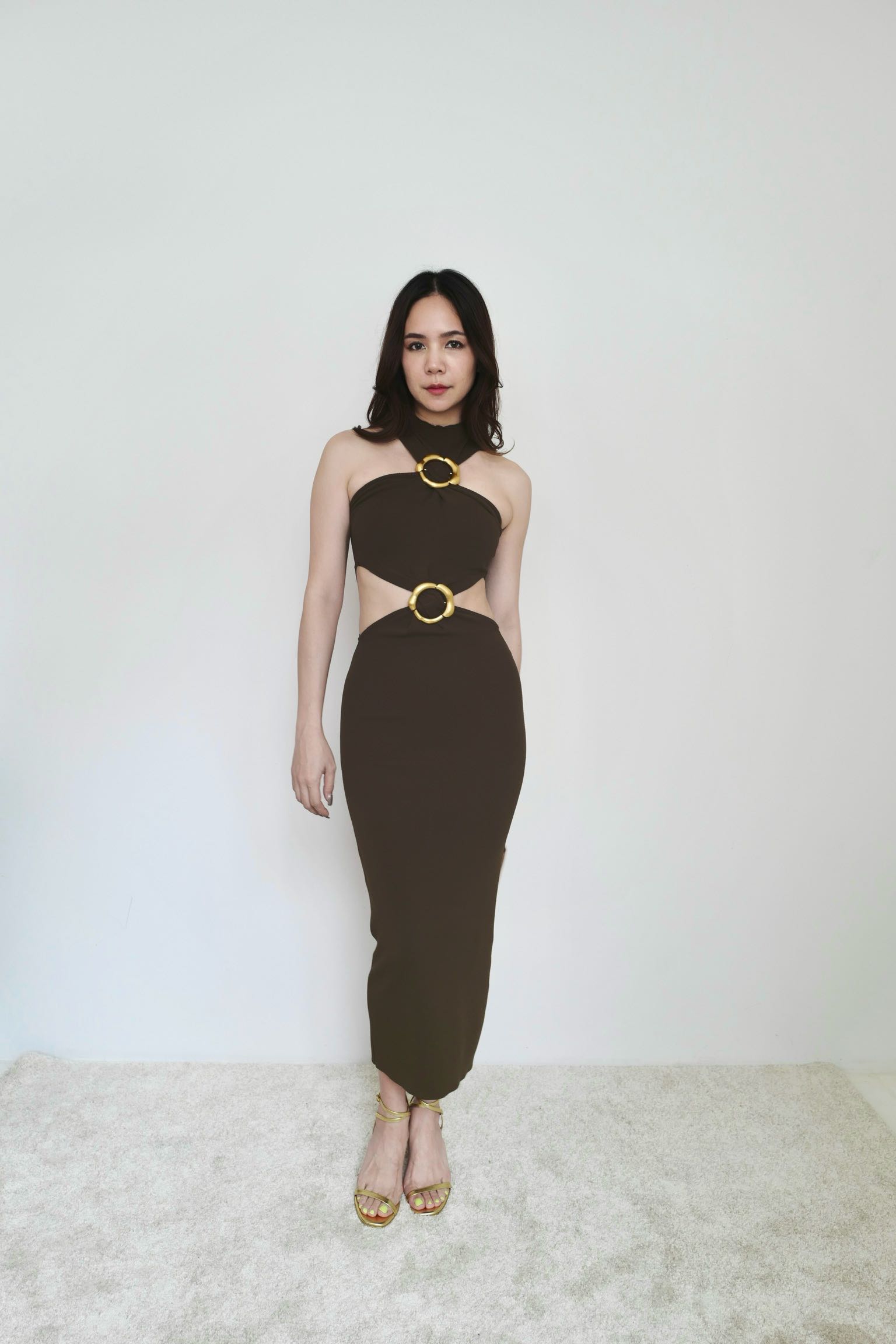 Cult Gaia AMBAR KNIT DRESS - NYMPH