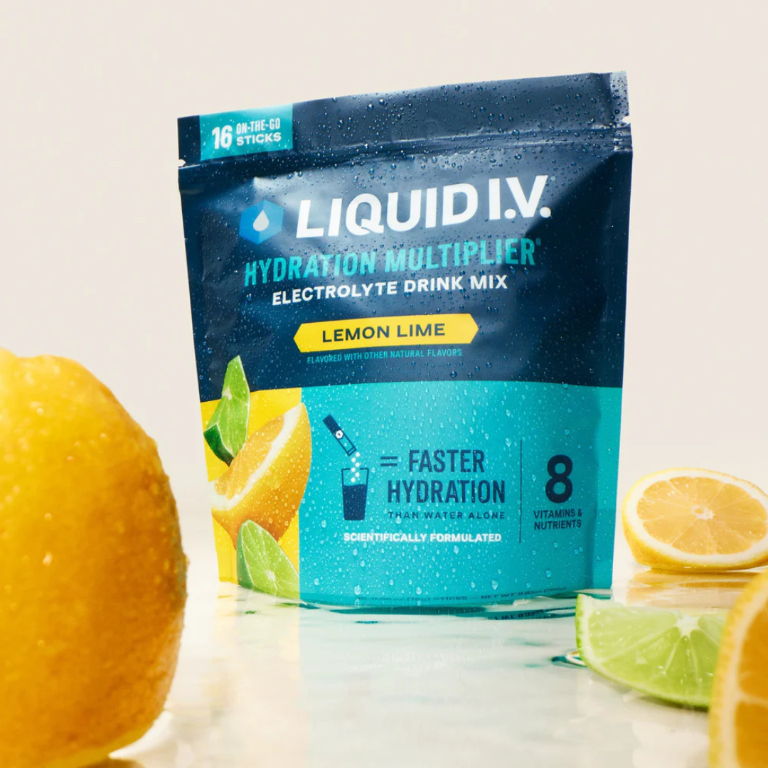 Liquid I.V. Hydration Multiplier รส Lemon Lime ขนาด 16 ซอง จากอเมริกา พร้อมส่ง