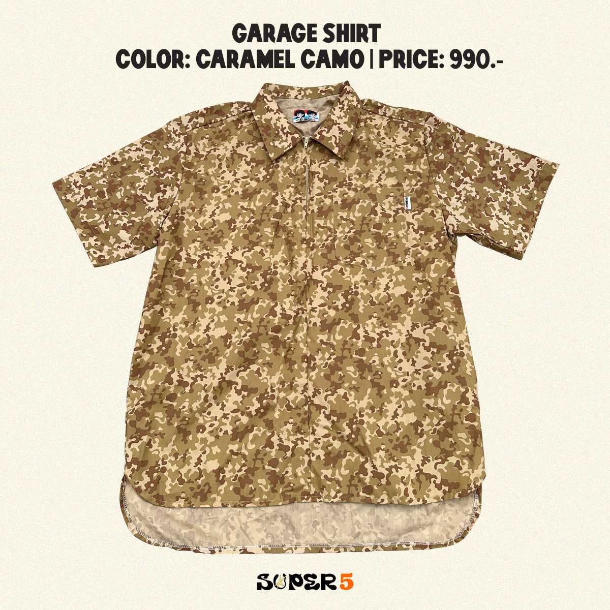 Garage Shirt - Caramel Camo