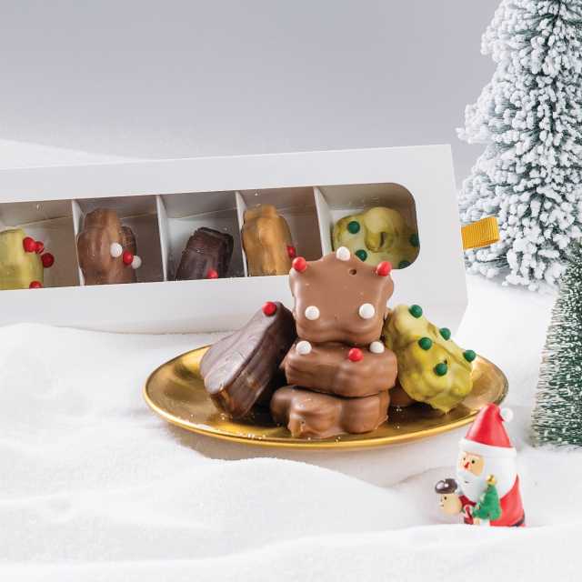 Coated Christmas Cookies  (9 pcs)