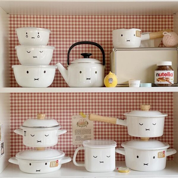 Miffy x Fujihoro: หม้อมิฟฟี่เคลือบอีนาเมล