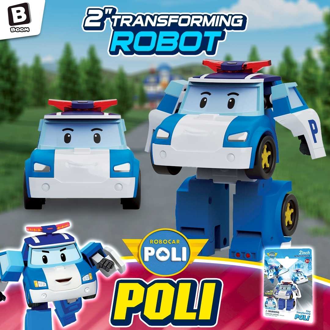 Robocar Poli 2 นิ้ว Transforming Robot แปลงร่างได้สุดน่ารัก