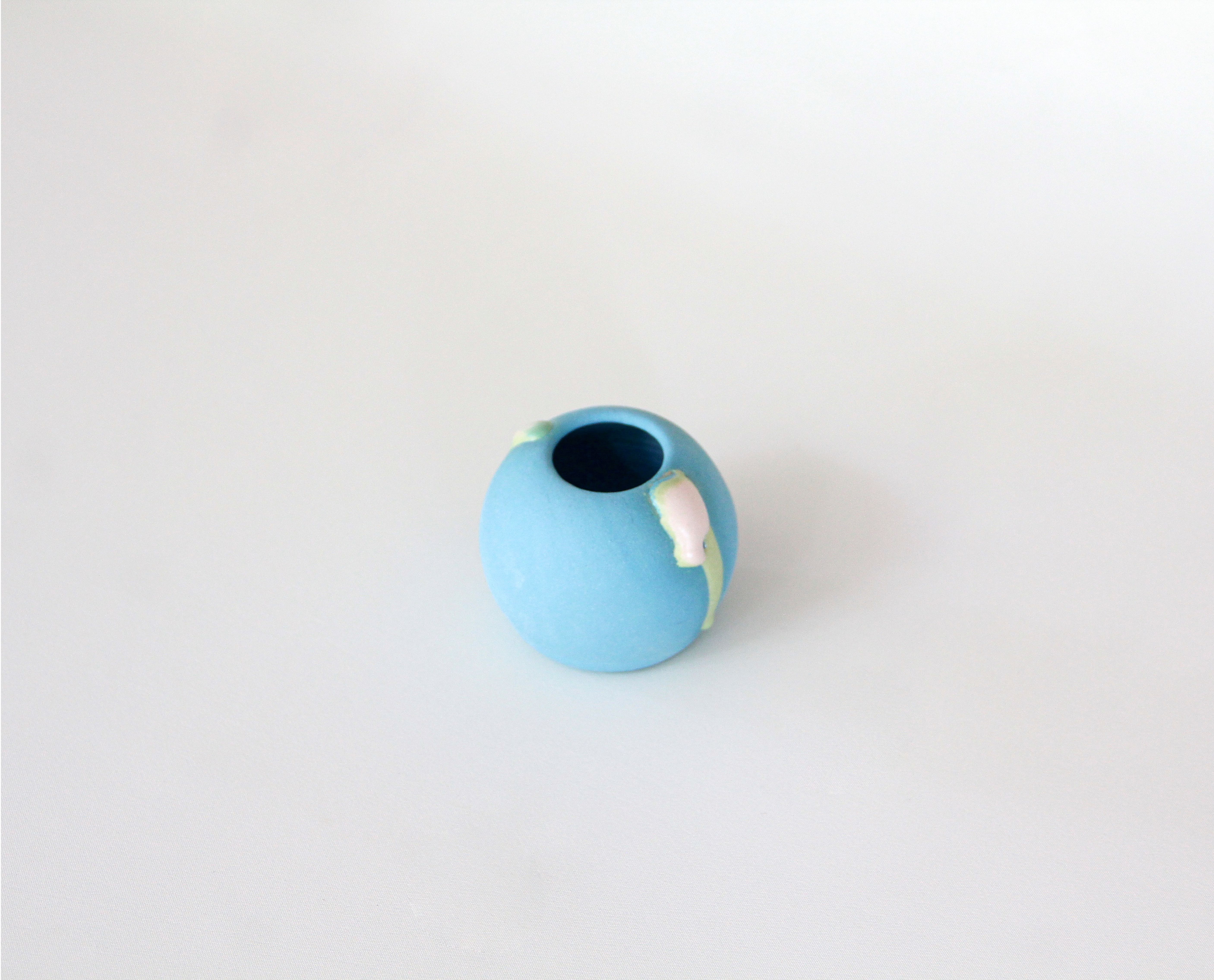 Sky Blue Melting Sphere