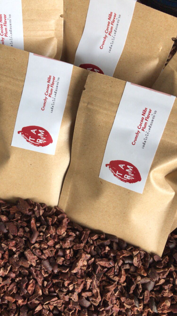 Cocoa Nibs Cacao Nibs โกโก้นิบส์ เมล็ดโกโก้อบกรอบรสบ๊วย ขนาด 25 กรัม