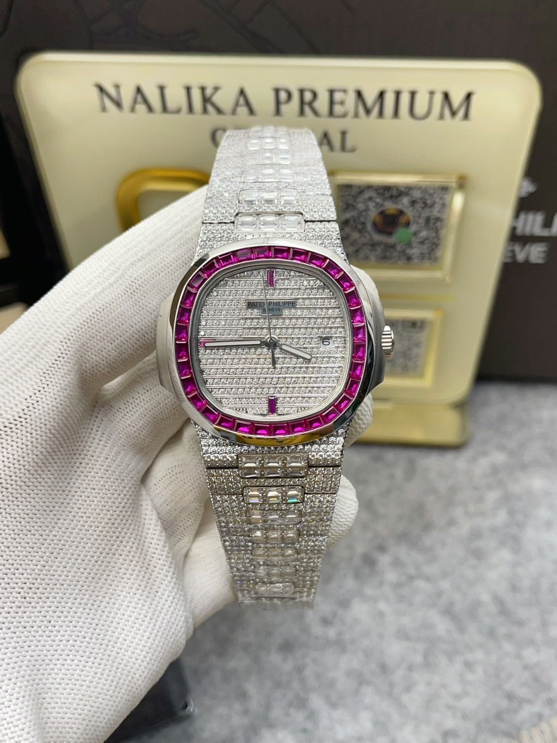 Patek Philippe5711/111p fulldiamond