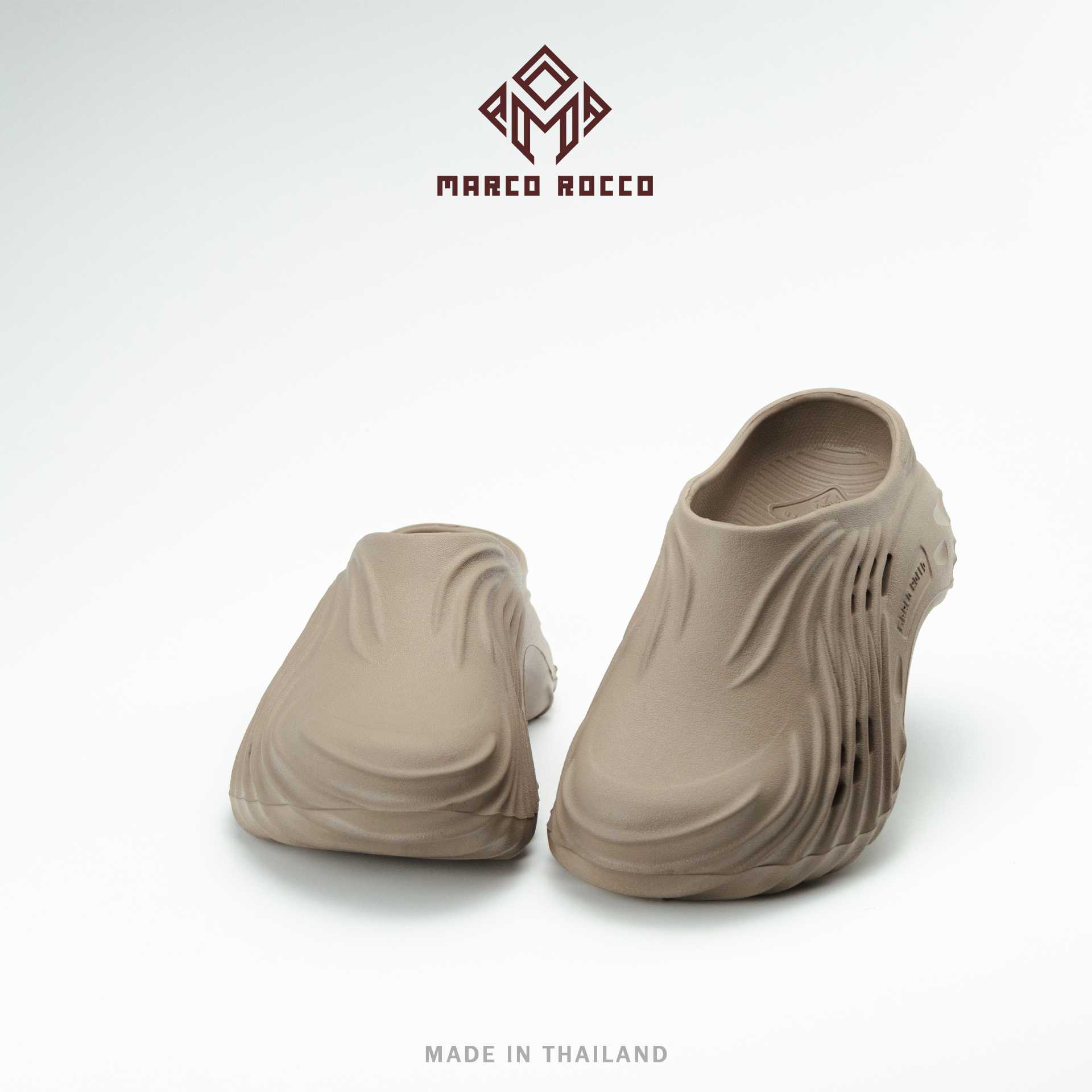 Marco Rocco  รุ่น MR8029 รองเท้าแตะเปิดส้น แบบสวม EVA ระบายอากาศ กันลื่น กันน้ำ แฟชั่น Size 37-42