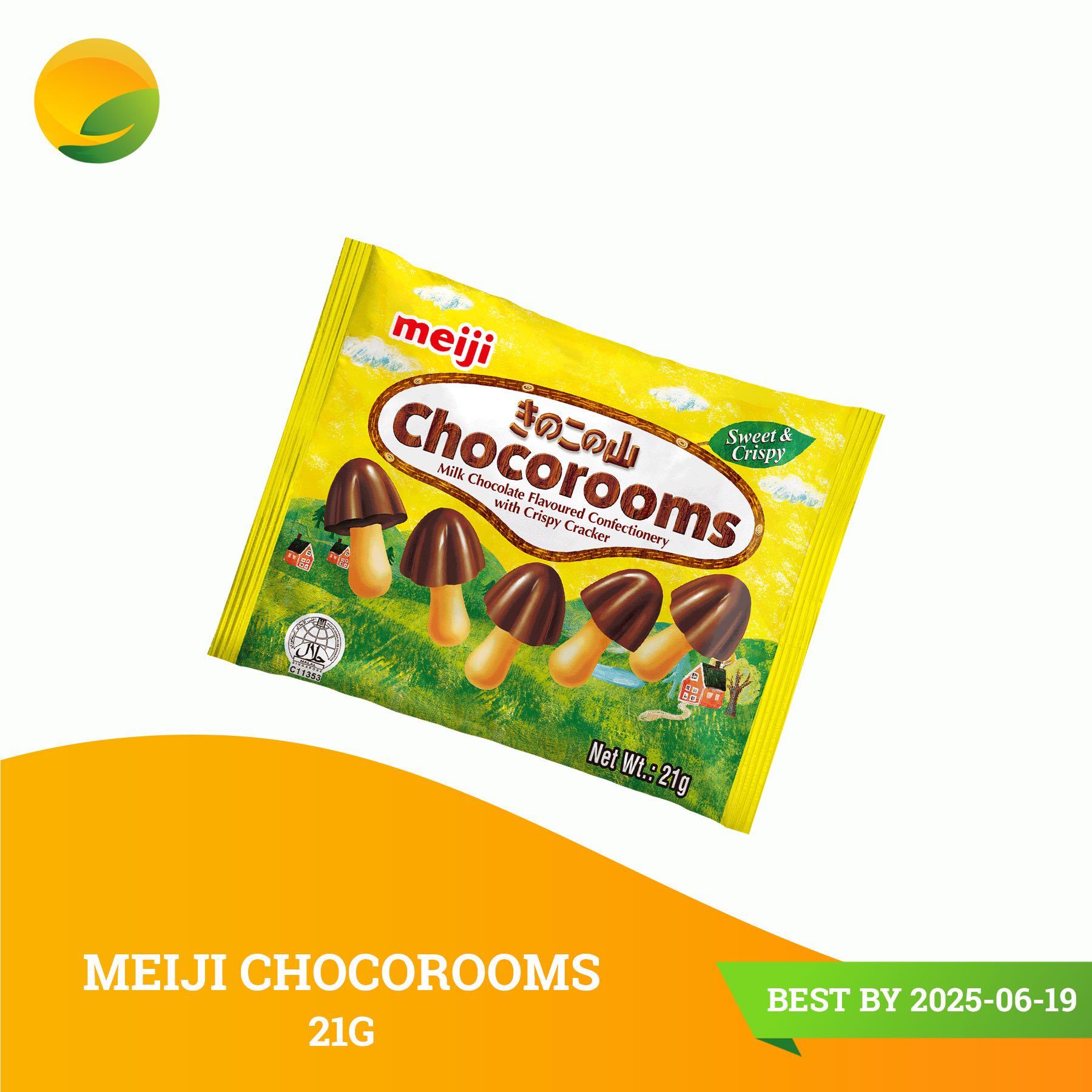 Meiji Chocorooms 21g