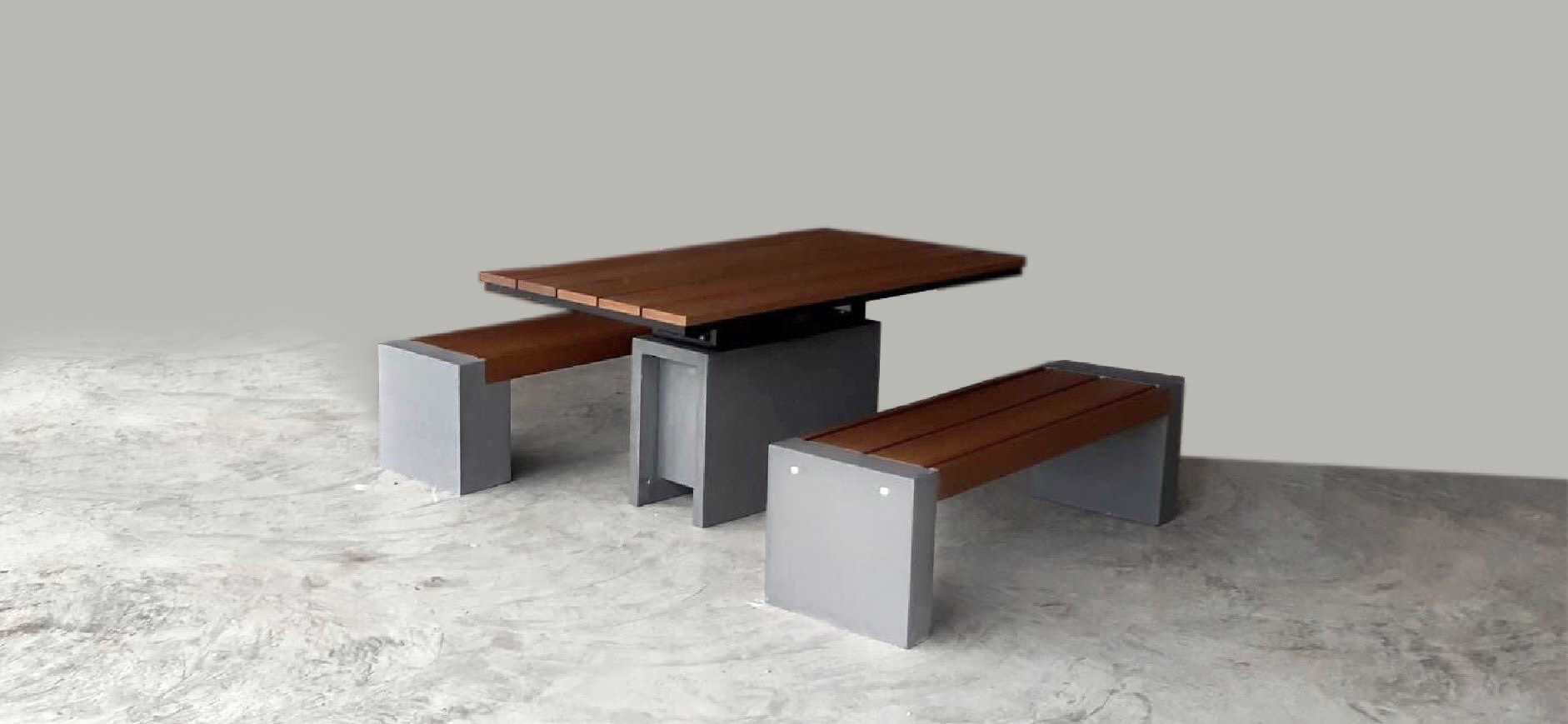 ชุดโต๊ะกลางไฟเบอร์ TABLESET-TBL-140