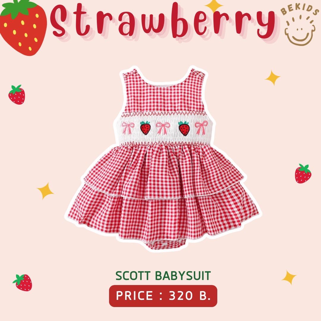 Scott Babydress Strawberry