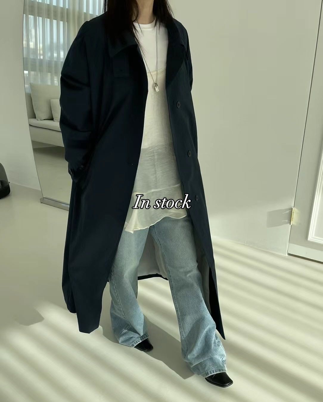 DRIVE TRENCH COAT (พร้อมส่ง)
