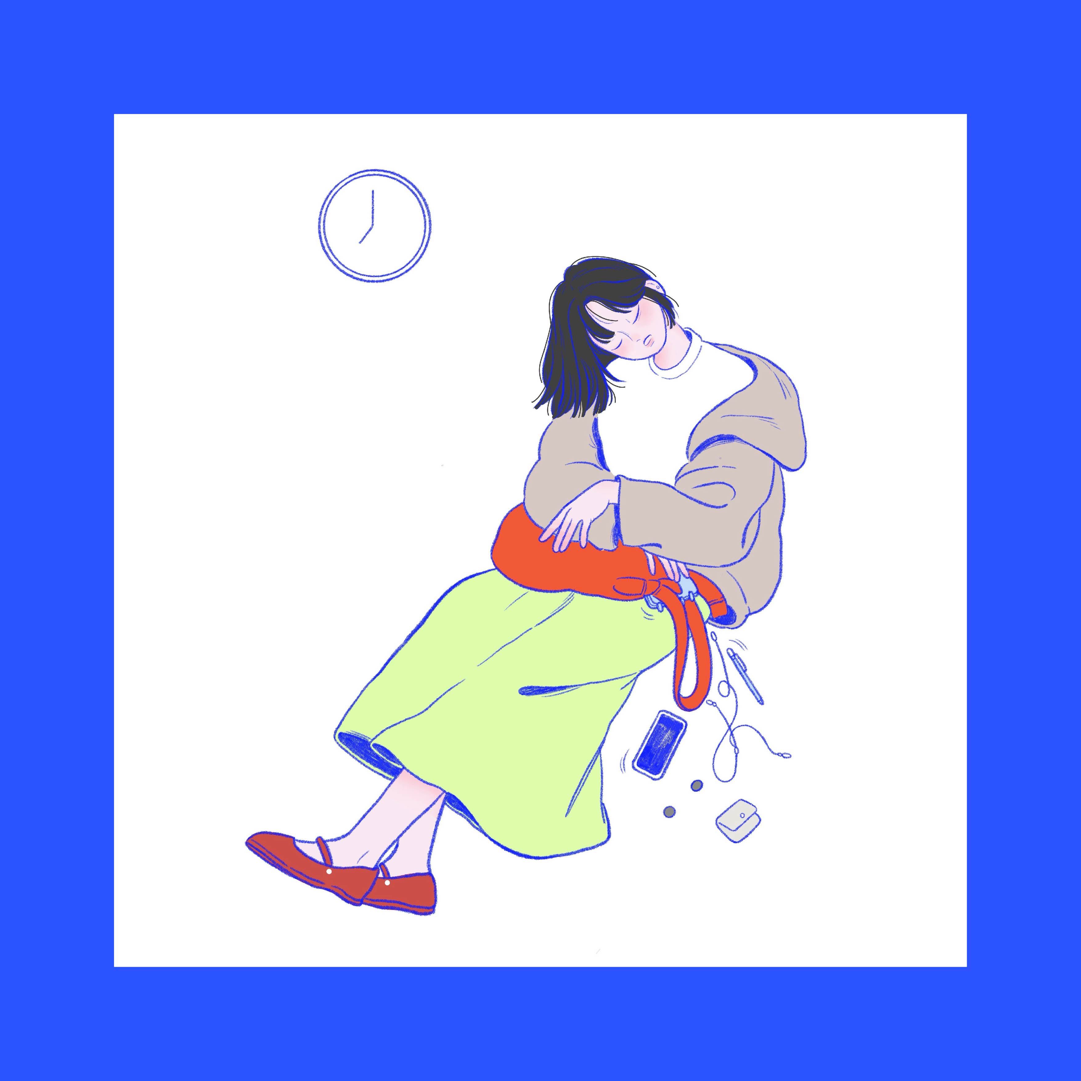 time to rest | postcard