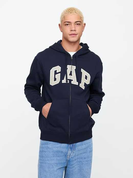 GAP Logo Zip Up Hoodie