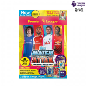 Match Attax 2017/18 Starter Pack /การ์ดฟุตบอลแมตช์แอทแทค 2017/18 แฟ้มการ์ดสำหรับเริ่มสะสม