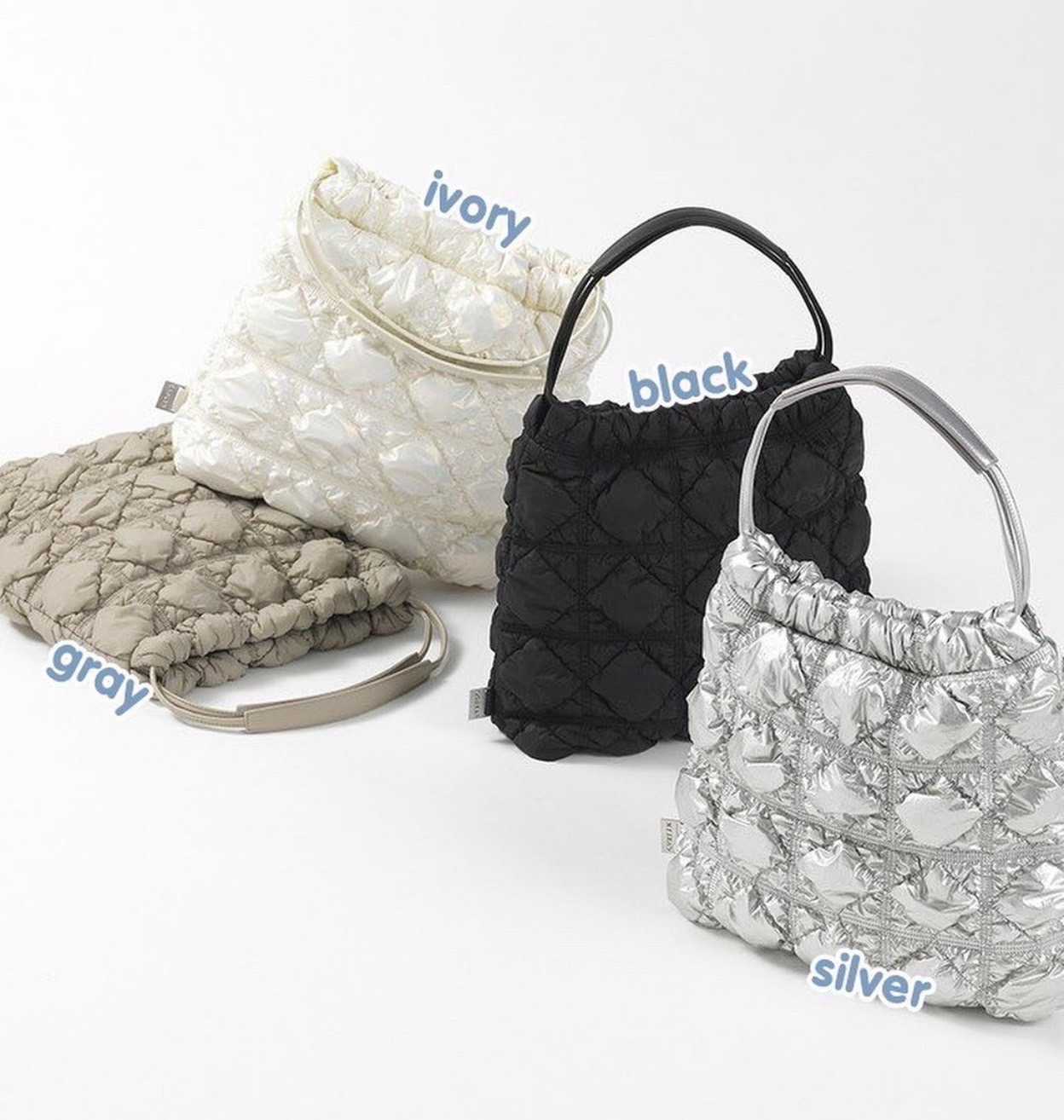 [พรี 7 วัน] Carlyn TWEE SOFT Mini  กระเป๋าสะพายไหล่ ใบเล็ก สีดำ สีครีม Ivory สีเงิน Silver Taupe
