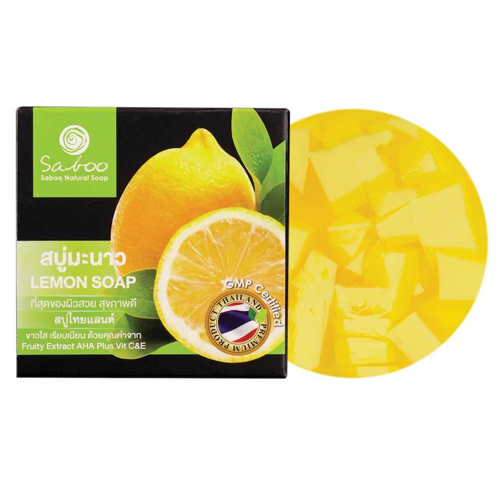SABOO NATURAL SOAP - LEMON 100g