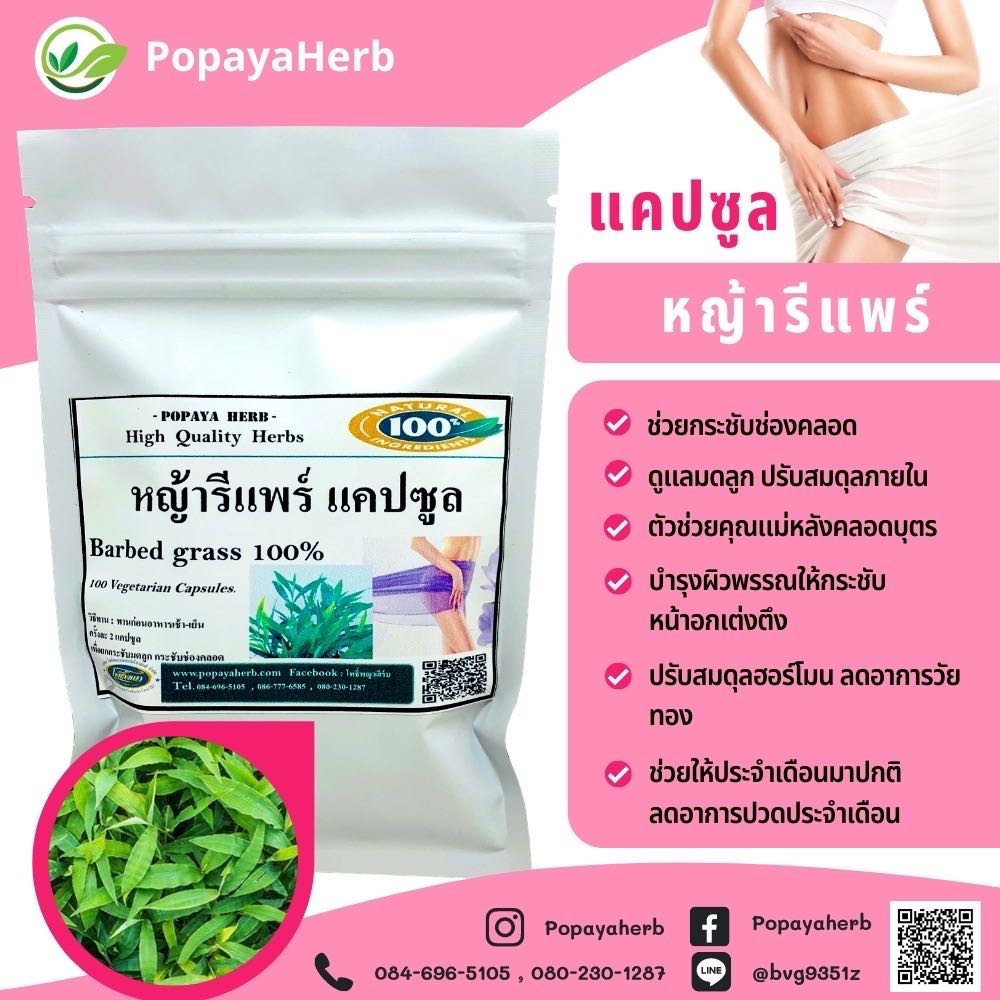 แคปซูล หญ้ารีเเพร์