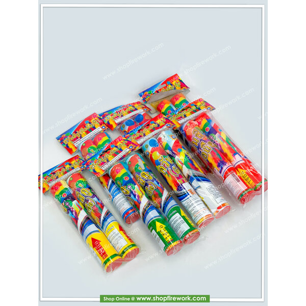 ควันสีมือถือคู่สีส้ม