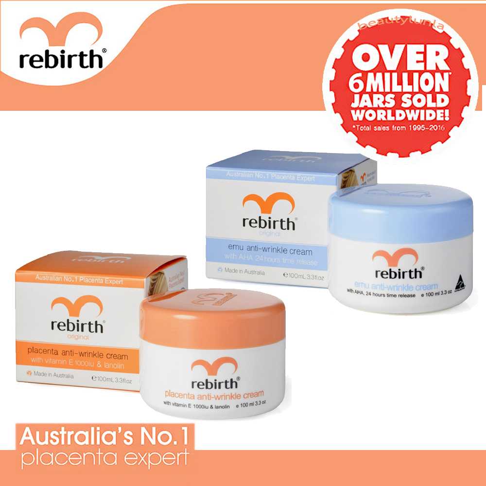 Rebirth Original ครีมรกแกะ 100 ml.+ Rebirth ครีมอีมู 100ml.