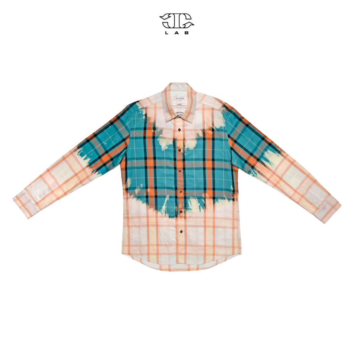 'Yarnie' Longsleeve color discharged shirt