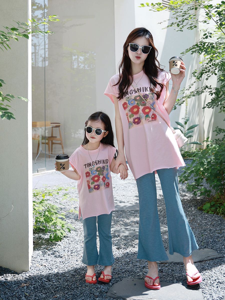 Pre order 12-18วัน ชุดคู่แม่-ลูก เสื้อพร้อมกางเกง