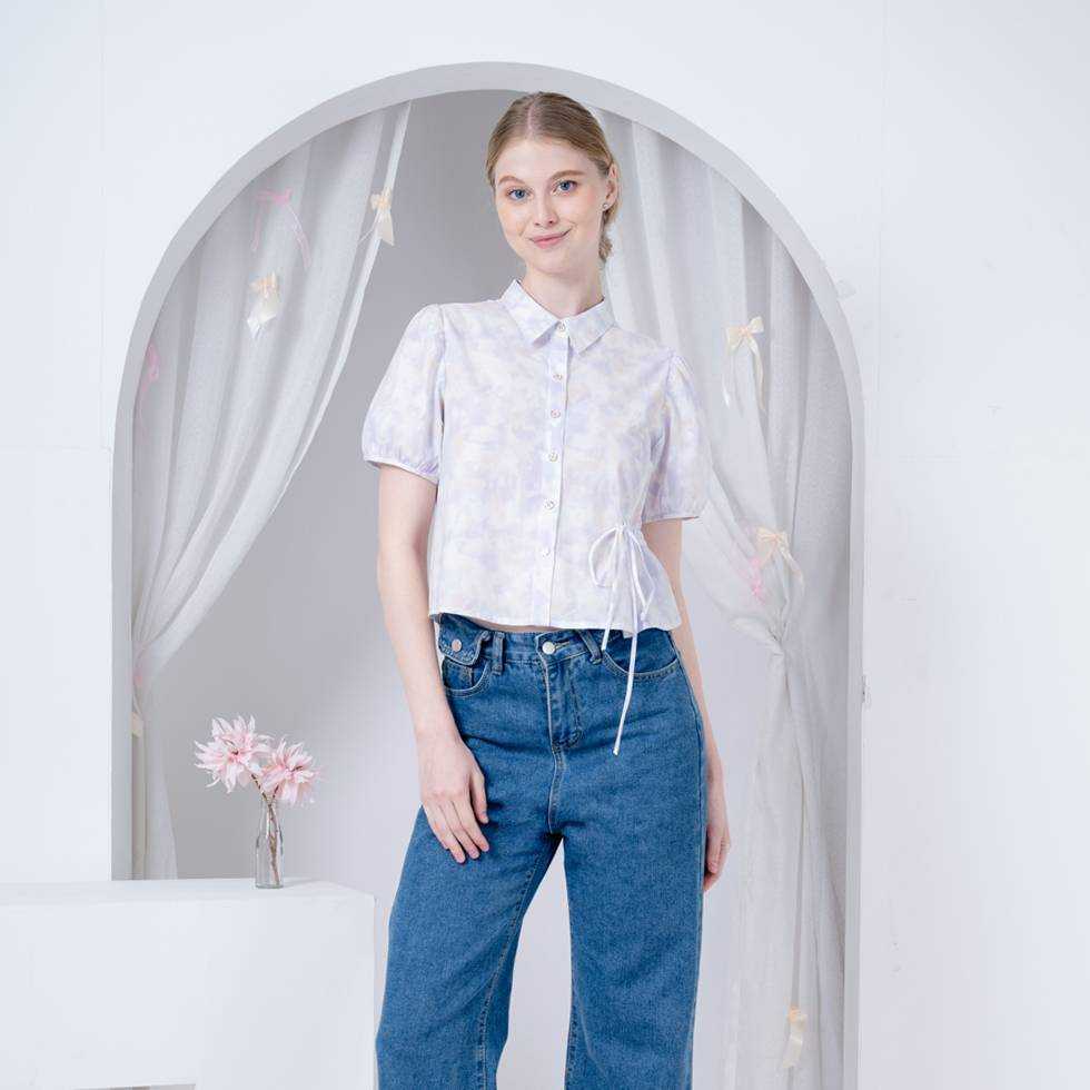 H653-Cottonปริ้นท์-ม่วง