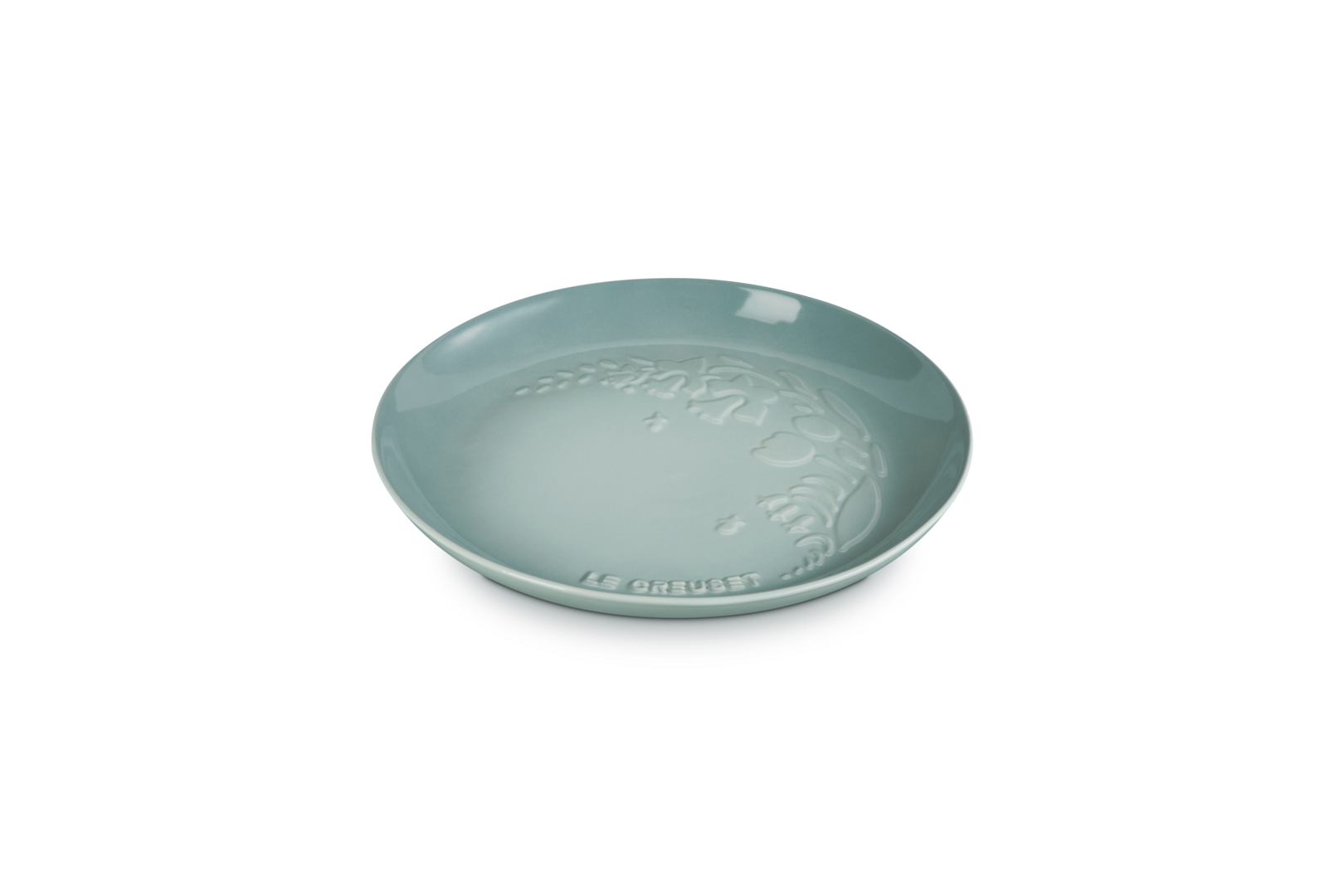 Sphere 22cm Plate Jardin Relief Sea Salt