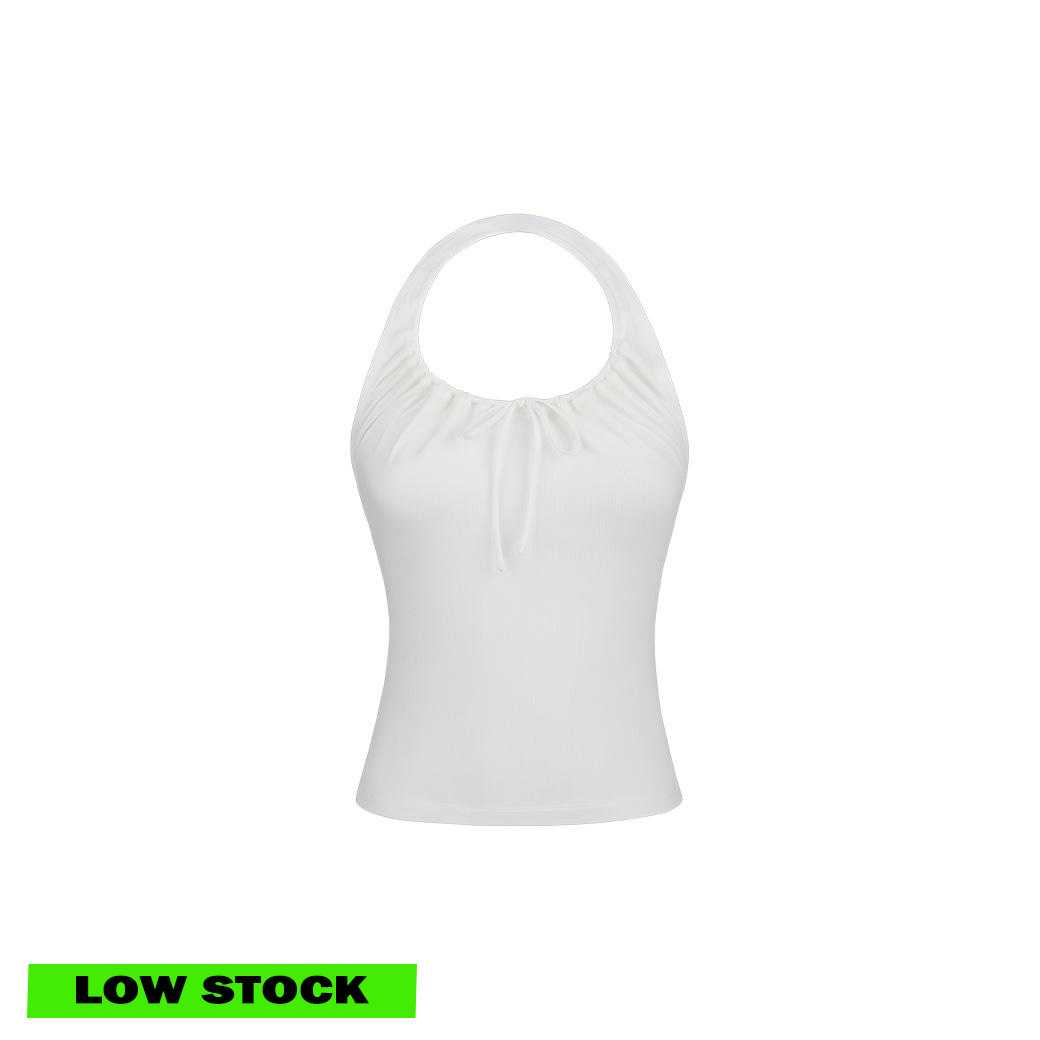 COTTON HALTER TOP