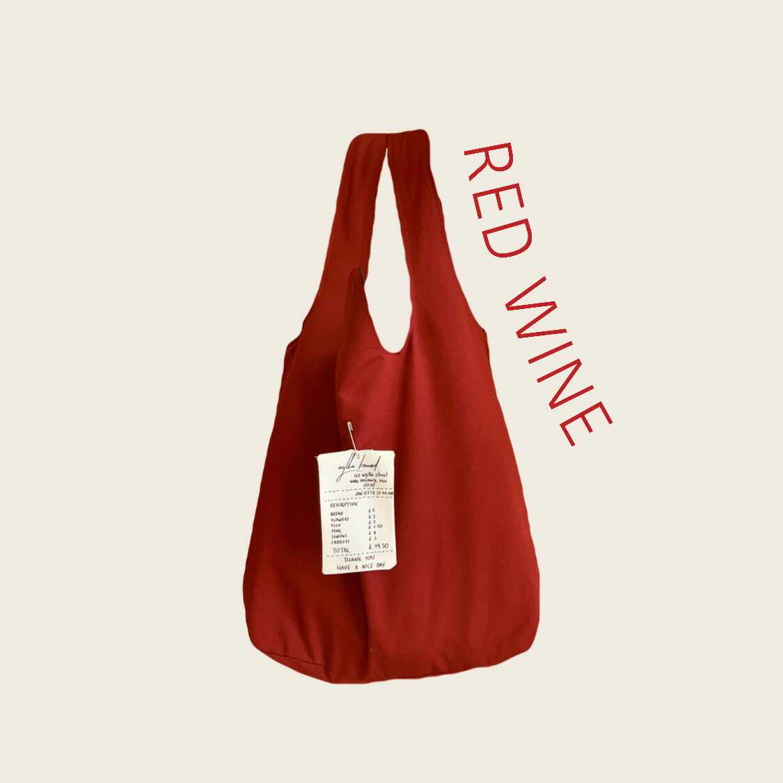 Wyllabrand กระเป๋าผ้า Red wine