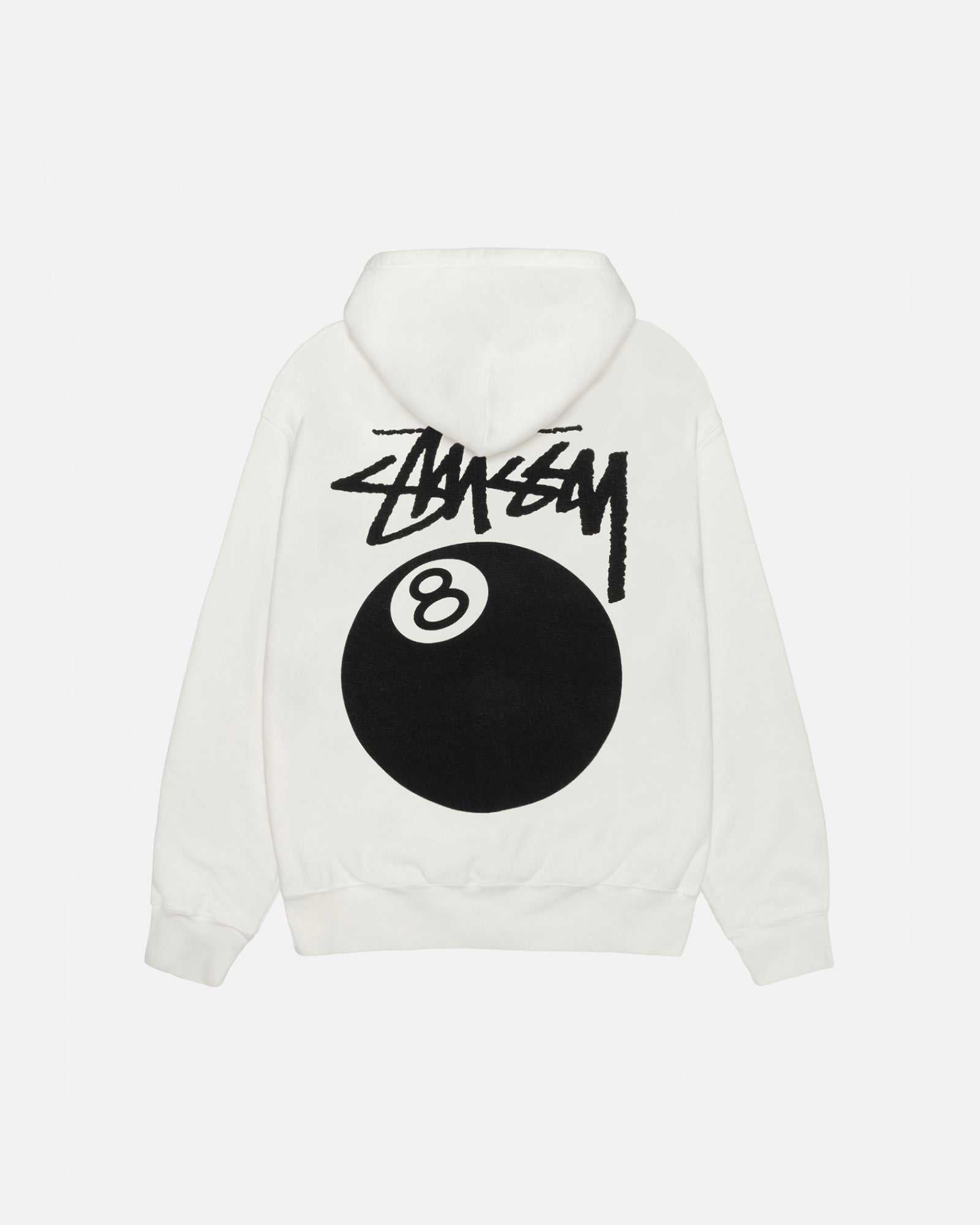 Stussy 8 Ball Zip Hoodie Natural