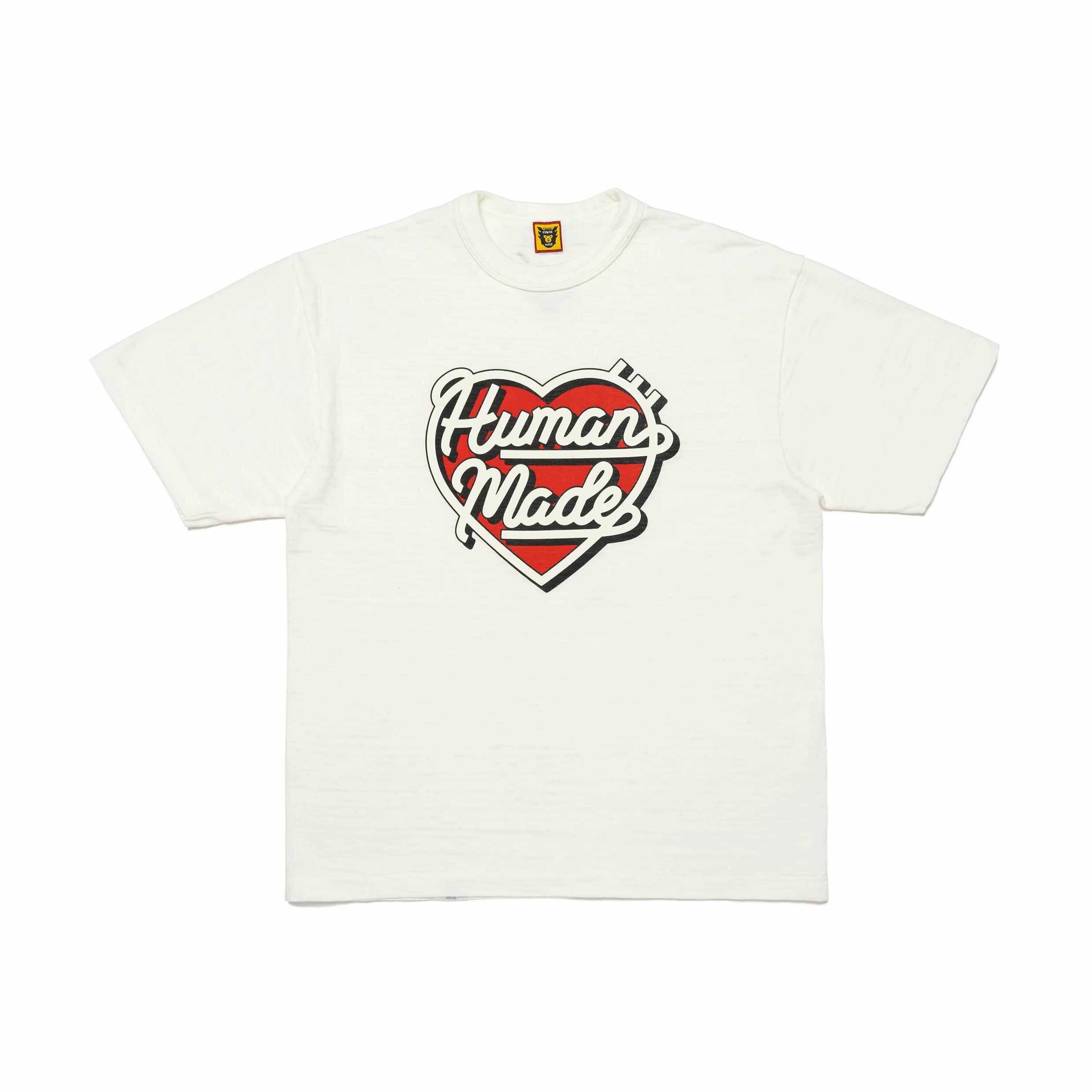 Human Made Heart Graphic White