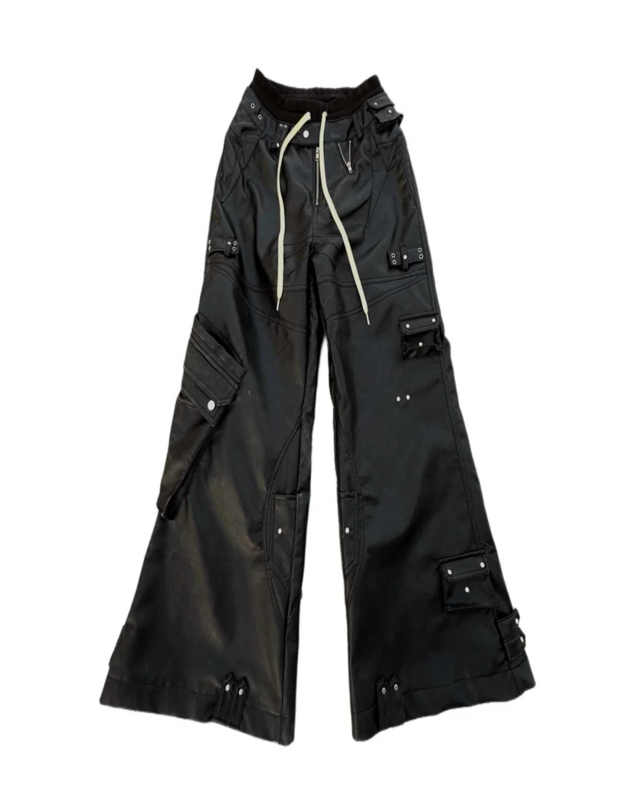 COZY - GHIDORAH CHAOS LEATHER CARGO PANTS