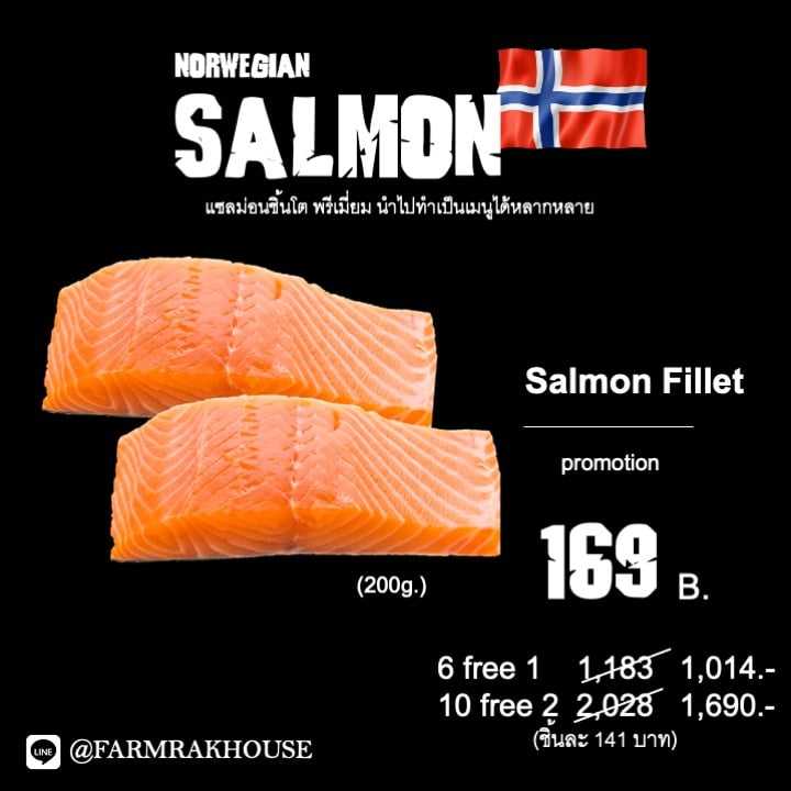 Salmon Fillet แซลม่อน (สินค้าแช่แข็ง)