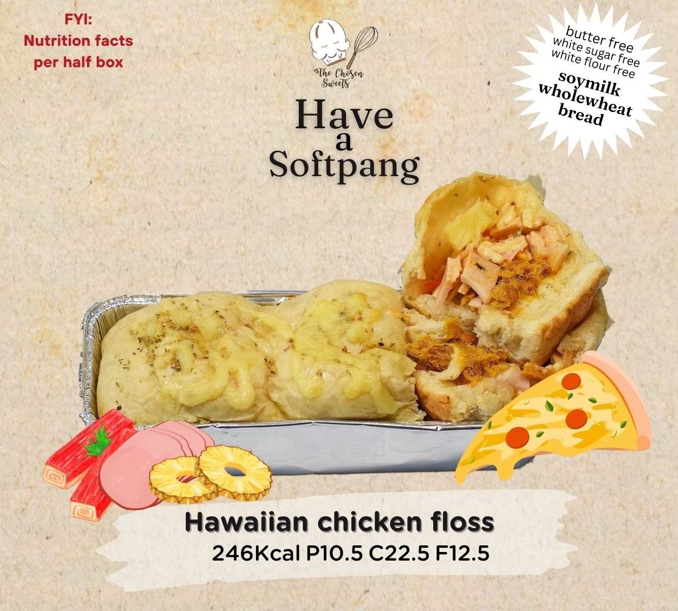 The Chosen Sweets - Have a soft pang รส Hawaiian chicken floss (Pre-order)