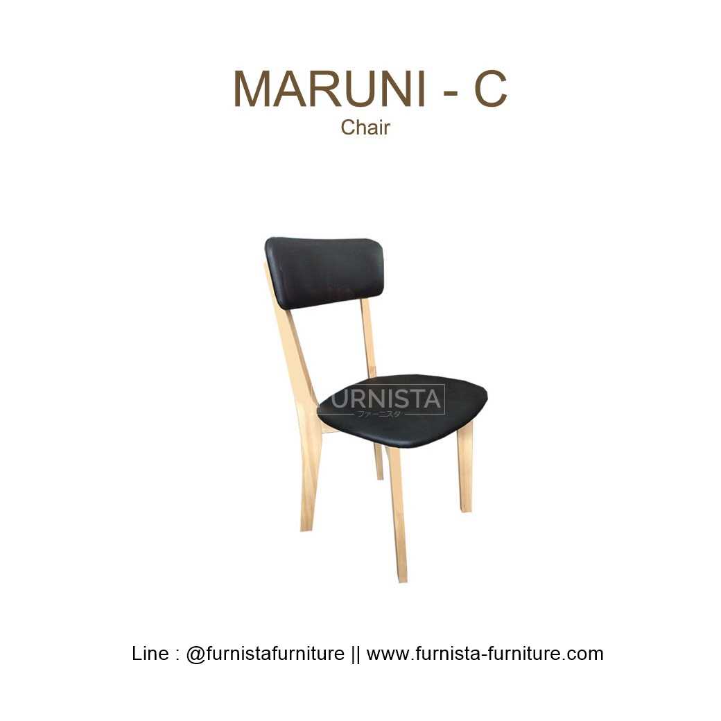 เก้าอี้ไม้ MARUNI-C 45x45xh85 cm.