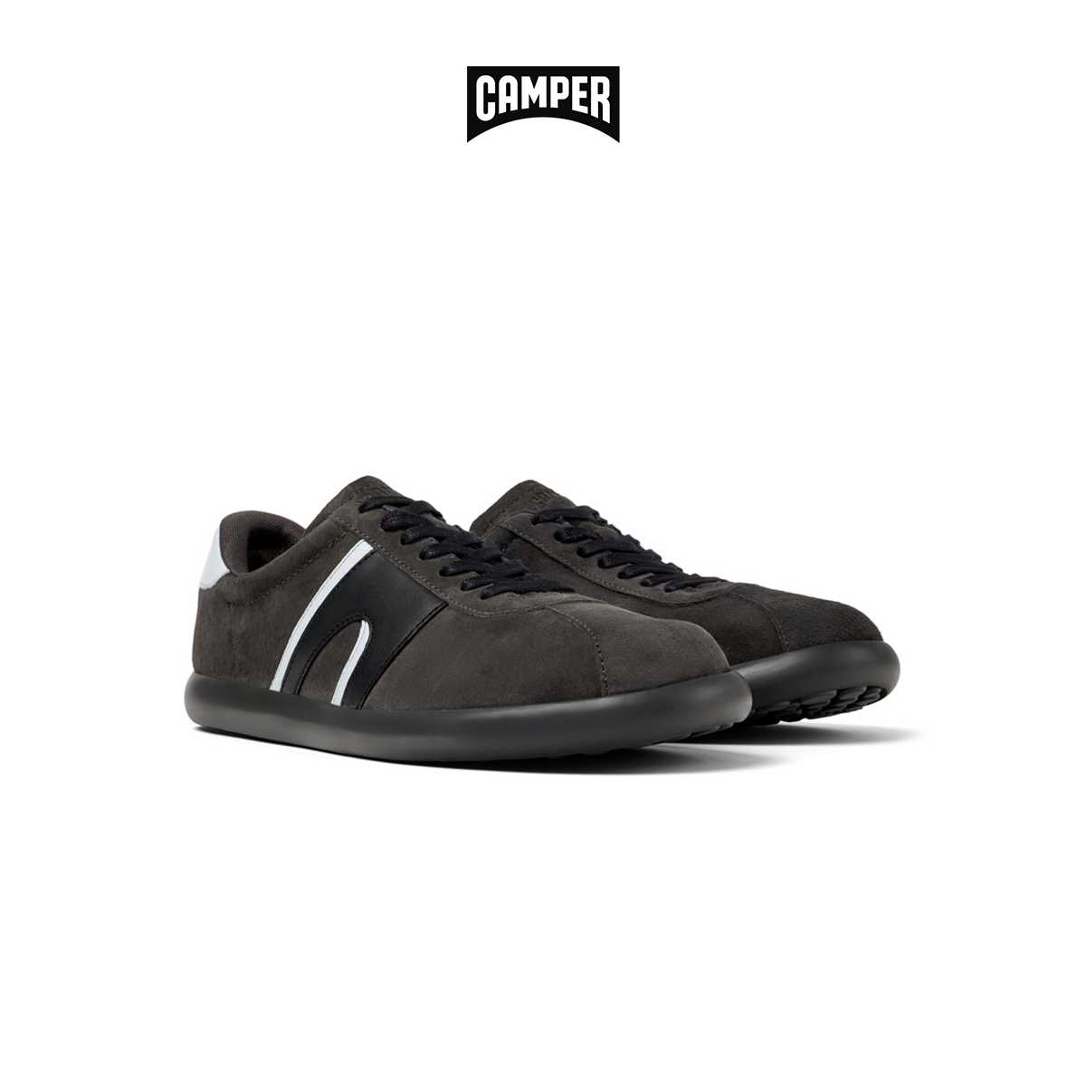 CAMPER รองเท้าผ้าใบ ผู้ชาย รุ่น TWS สีเทา ( SNK -  K100937-009 )