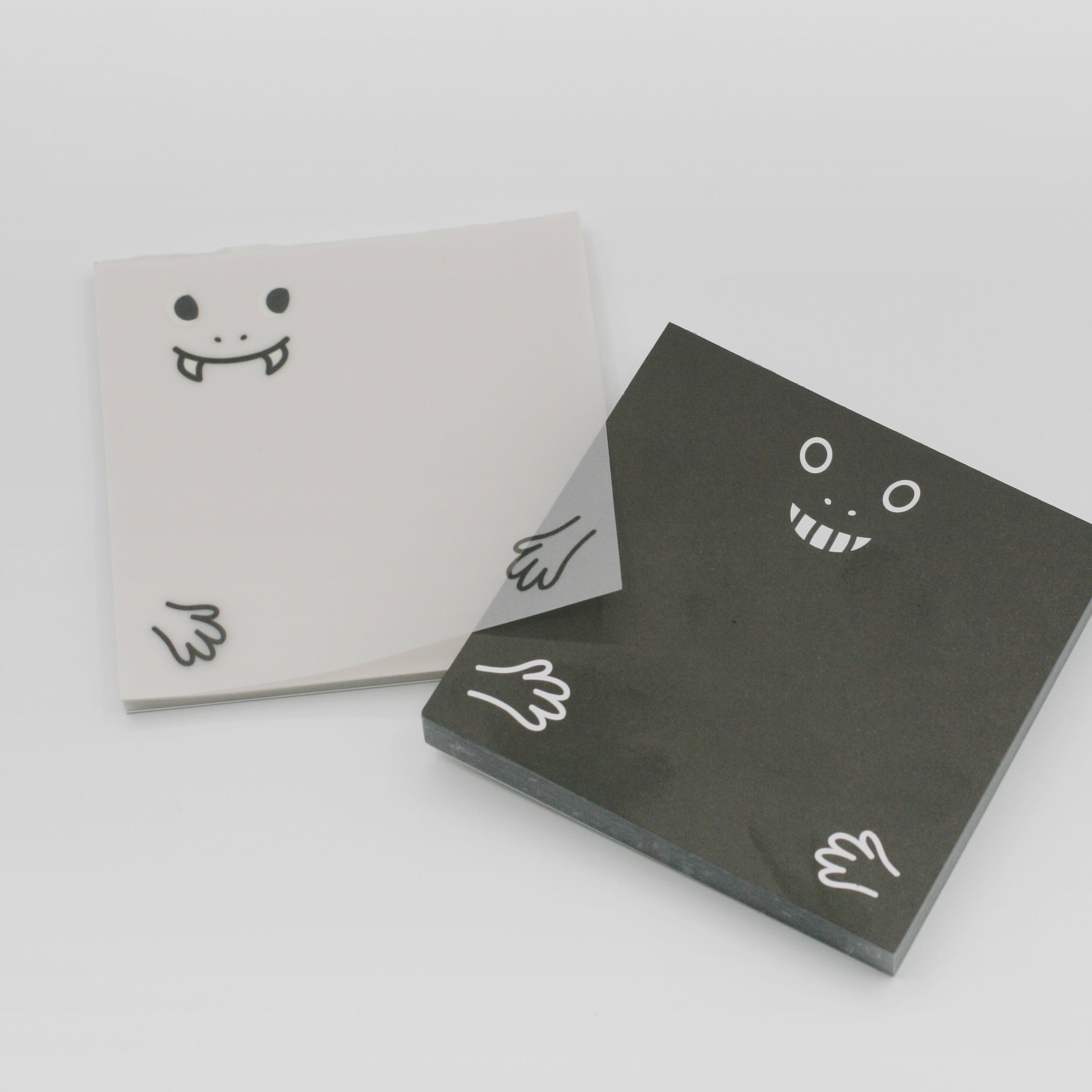 กระดาษเมโม Ghost Monster และ Black Monster