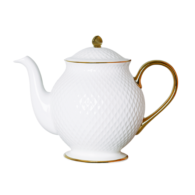 กาน้ำชาพร้อมฝา 1,000 ซีซี E'clat Gold