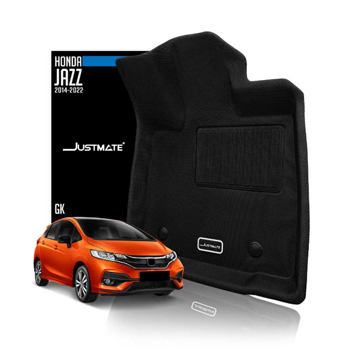 [JUSTMATE] HONDA พรมปูพื้นรถยนต์ JAZZ GK 2014 - 2022