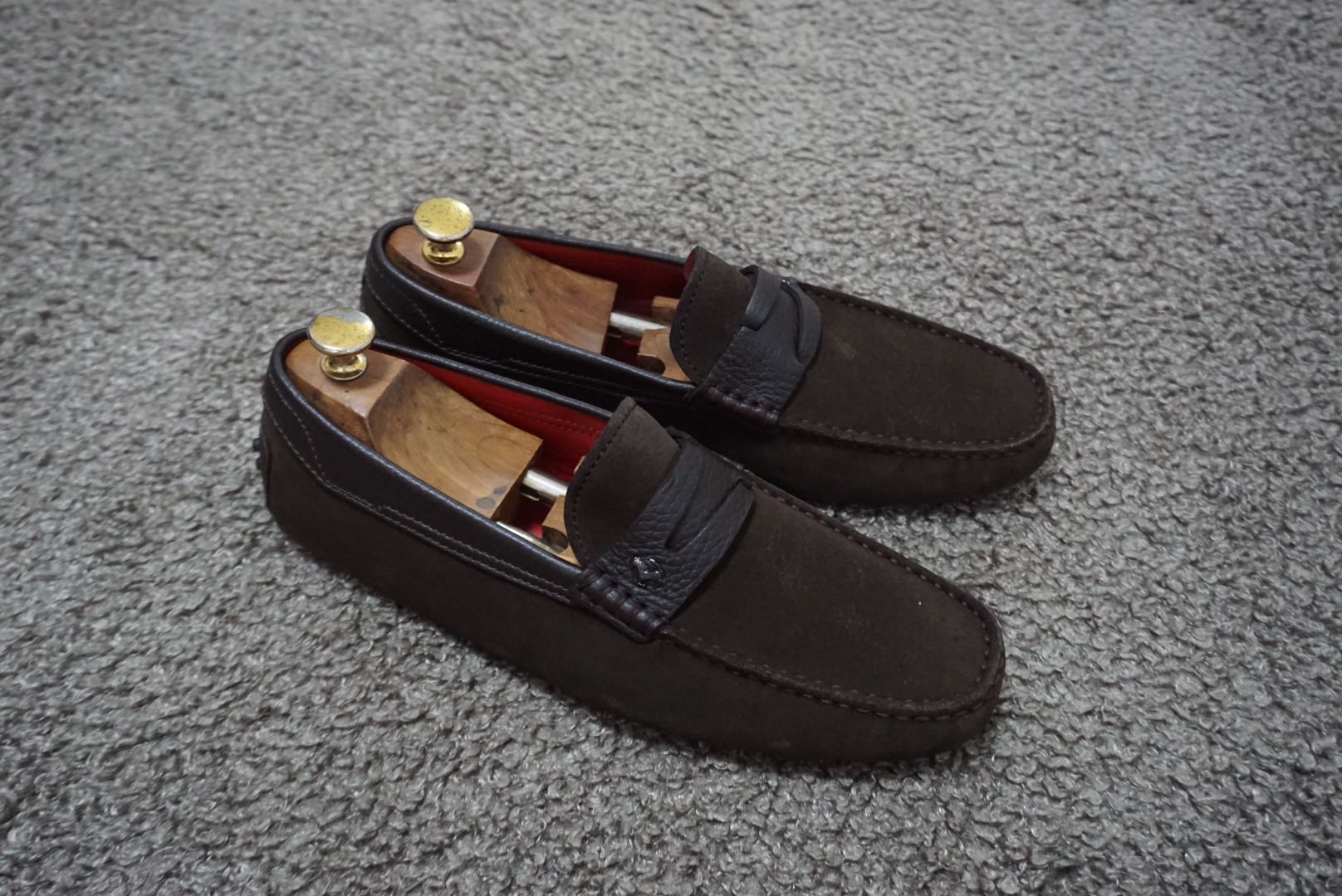 TOD'S Ferrari Gommino Driving Shoes Size 6.5