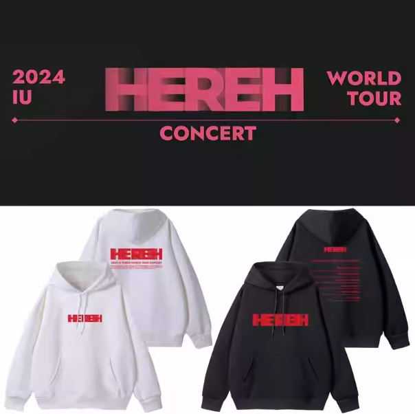 Pre-Order | เสื้อกันหนาว IU : 2024 IU HEREH WORLD TOUR CONCERT